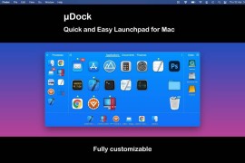 uDock for mac &#8211; Dock栏快速启动工具