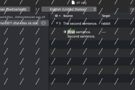 Xliff Editor for Mac(Mac平台XLIFF文件编辑工具)