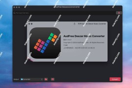 AudFree Deezer Music Converter for Mac(Deezer音乐下载转换器)