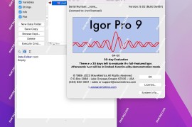 WaveMetrics Igor Pro 9 for Mac(科学计算和数据分析软件)