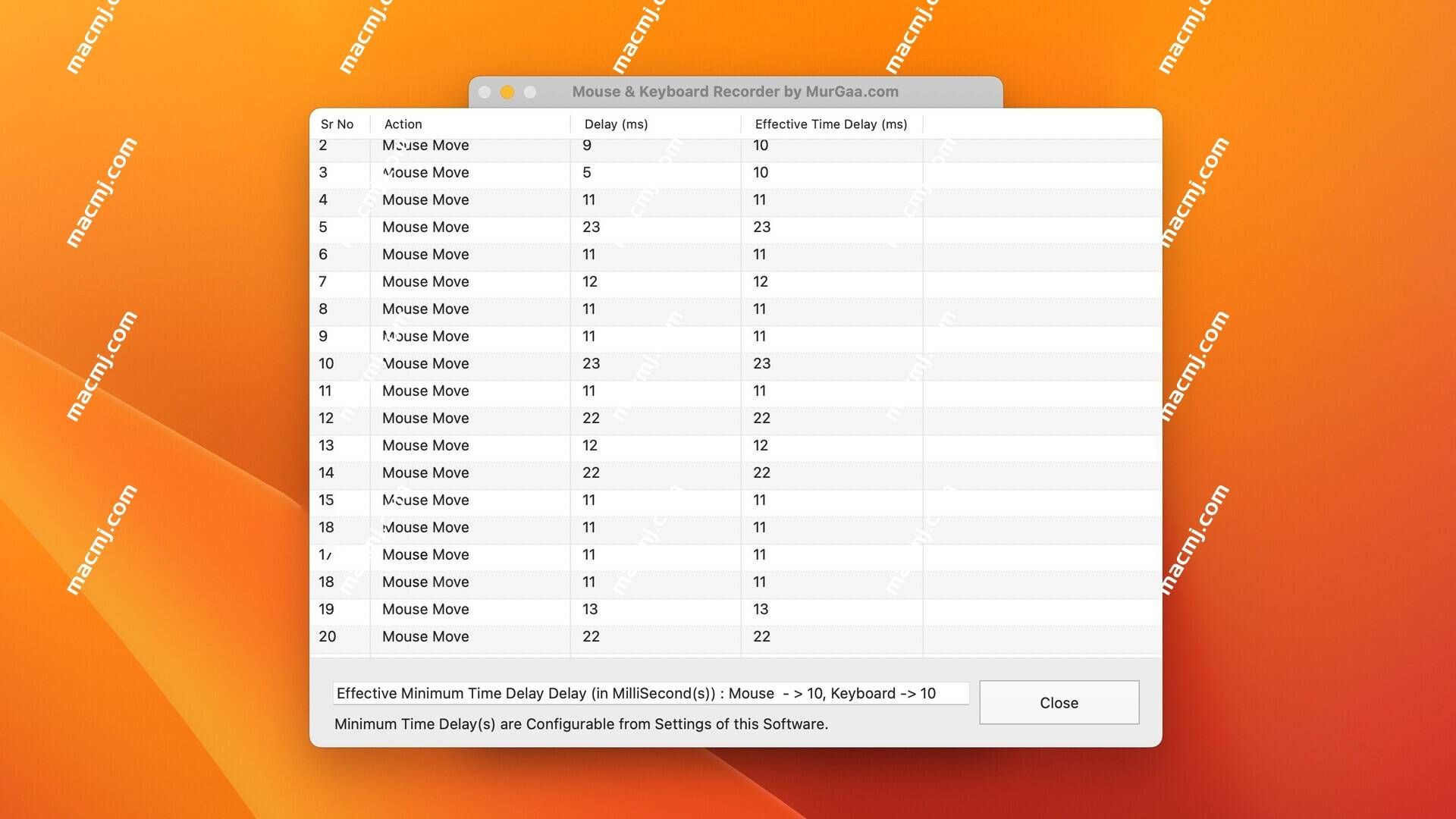 Mouse And Keyboard Recorder mac(鼠标键盘记录工具)