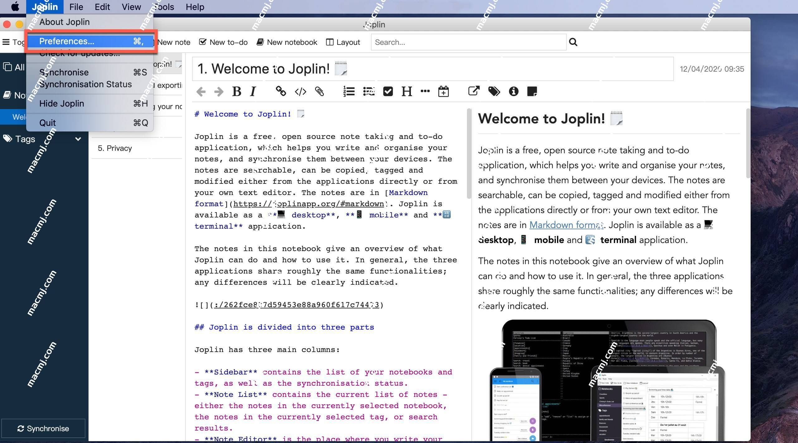 Joplin for macOS 中文版 (笔记记录和待办事项工具)