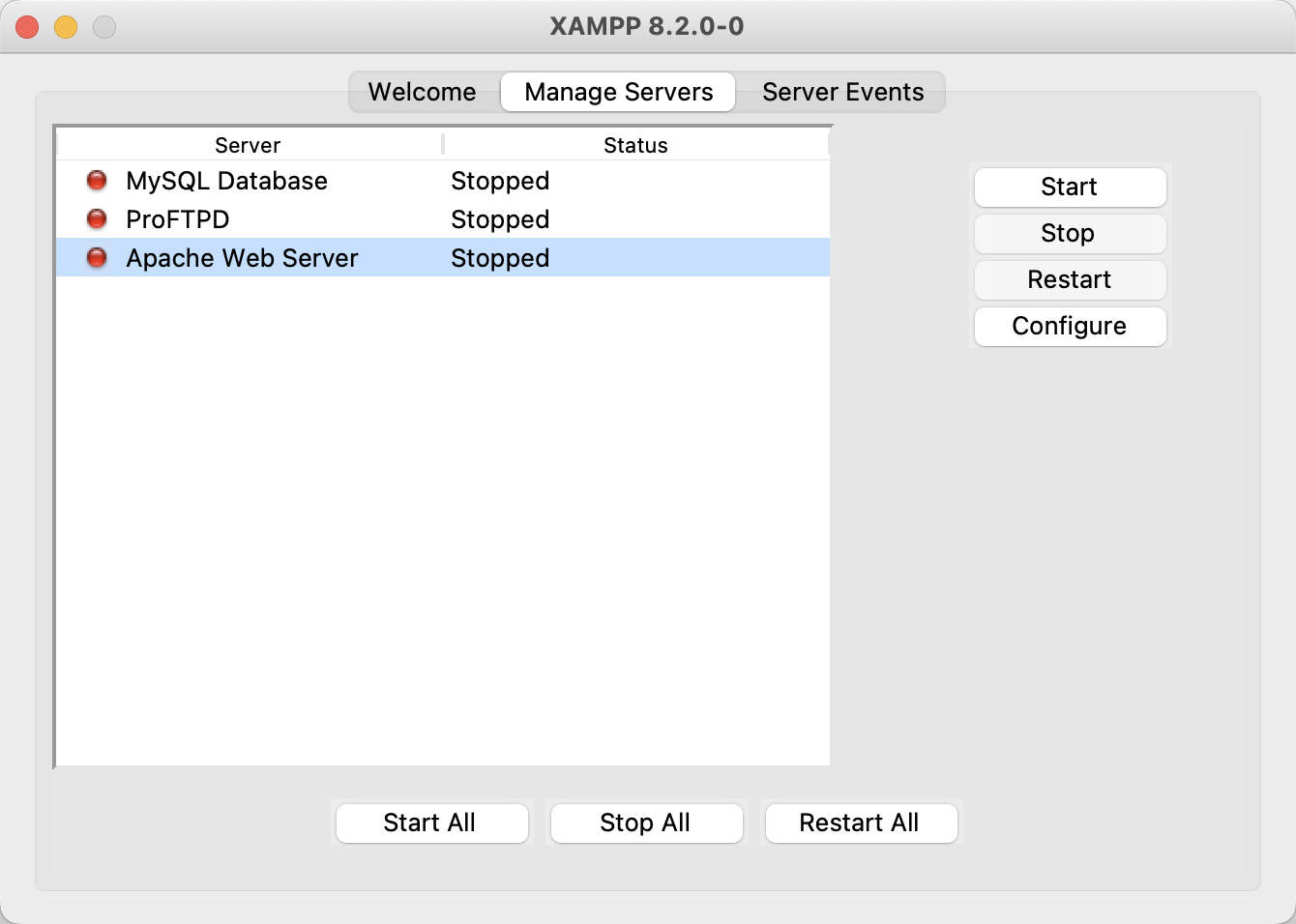 XAMPP 8.2.0 &#8211; Web建站开发集成环境