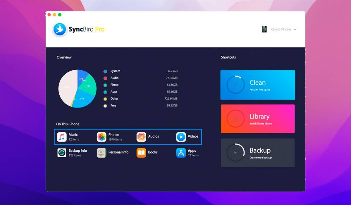 SyncBird Pro for mac  iOS文件数据传输工具