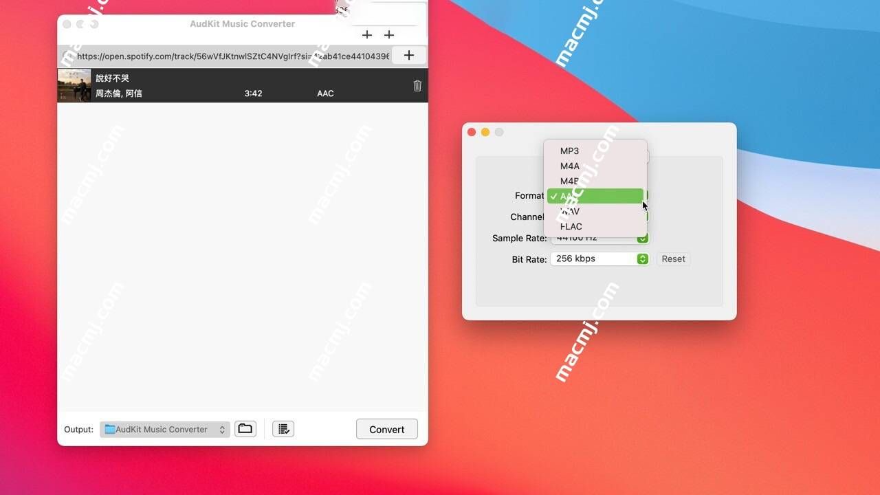 AudKit Spotify Music Converter for Mac(Spotify音乐转换器)