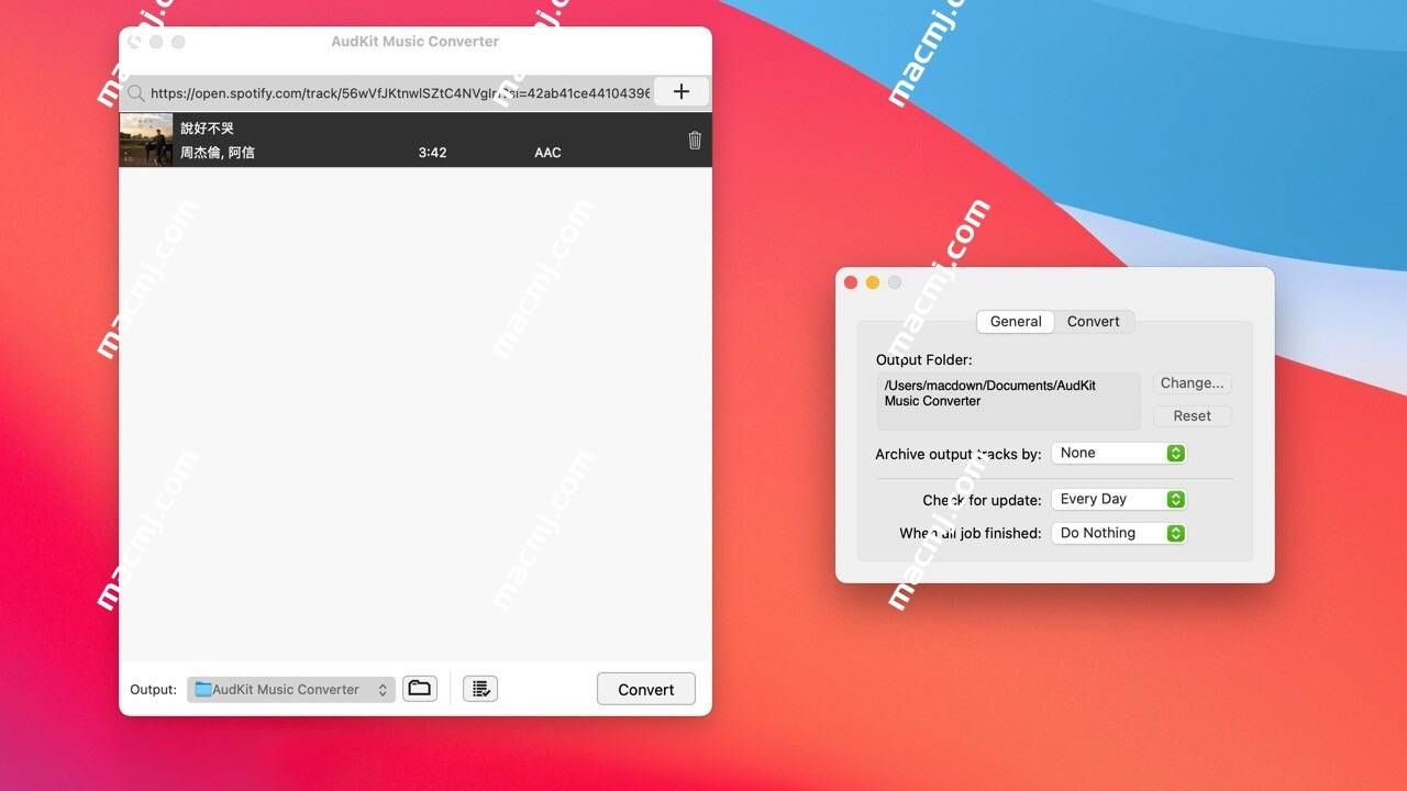 AudKit Spotify Music Converter for Mac(Spotify音乐转换器)