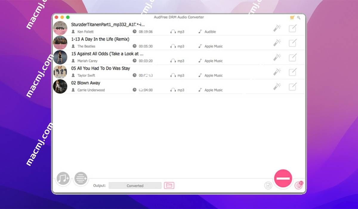 AudFree Audio Converter for Mac(全能音频格式转换软件)