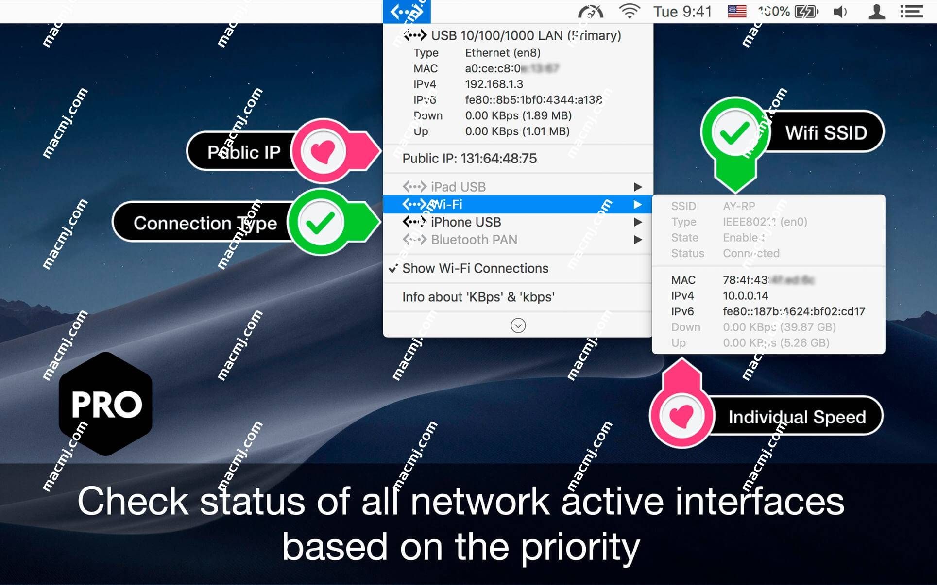 Ethernet Status for Mac(以太网连接状态工具)