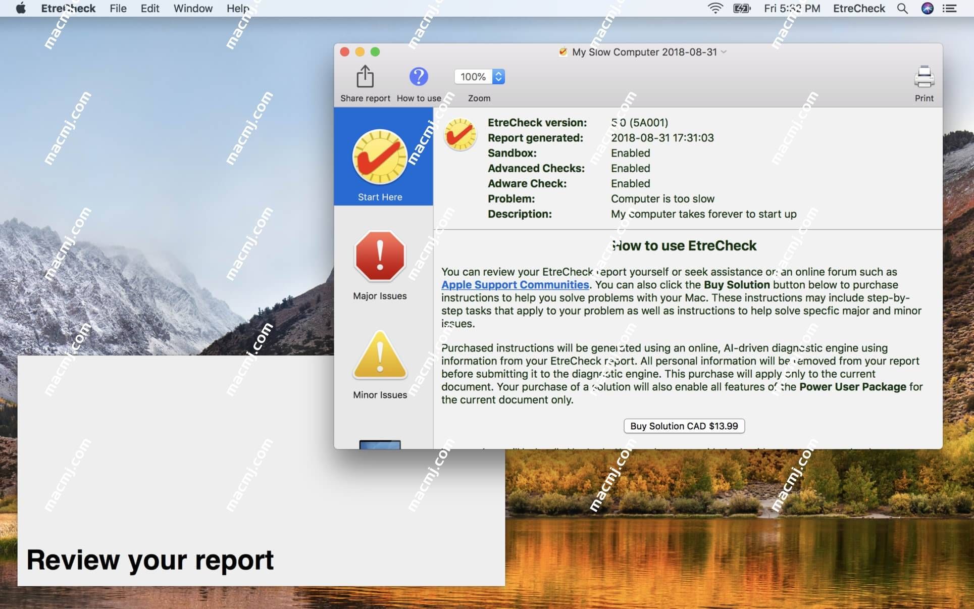 EtreCheckpro for mac(快速查看硬件信息)