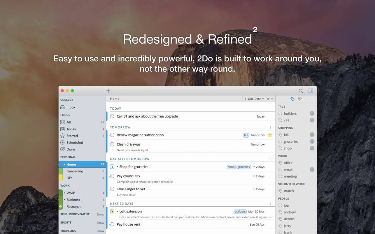 2Do for Mac 中文破解版 (mac任务待办事项软件)