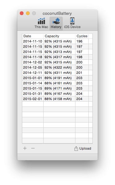 coconutBattery Plus for Mac(电池质量检测工具)