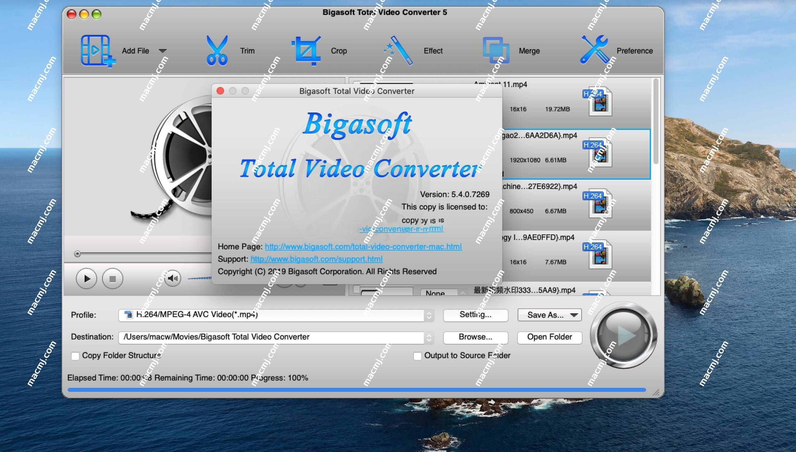 Bigasoft Total Video Converter for Mac(视频转换器)