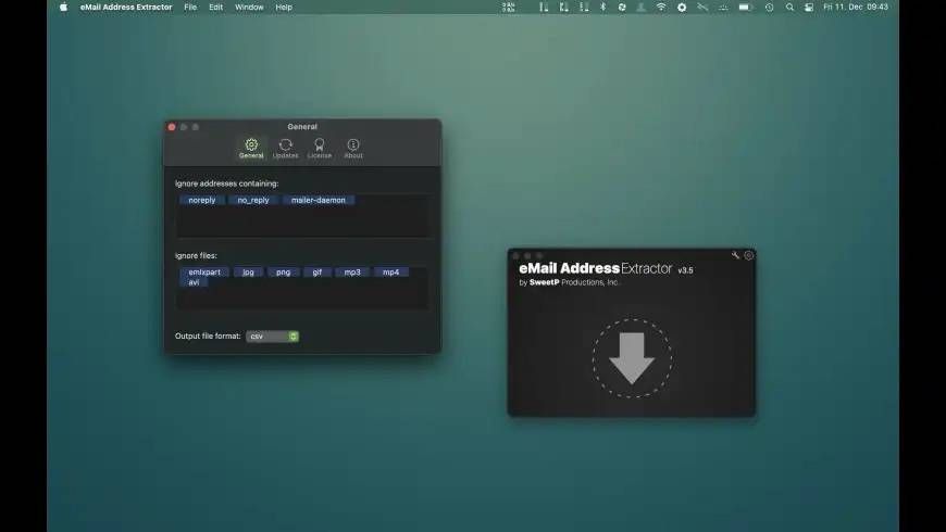 eMail Address Extractor for Mac(邮件地址提取软件)