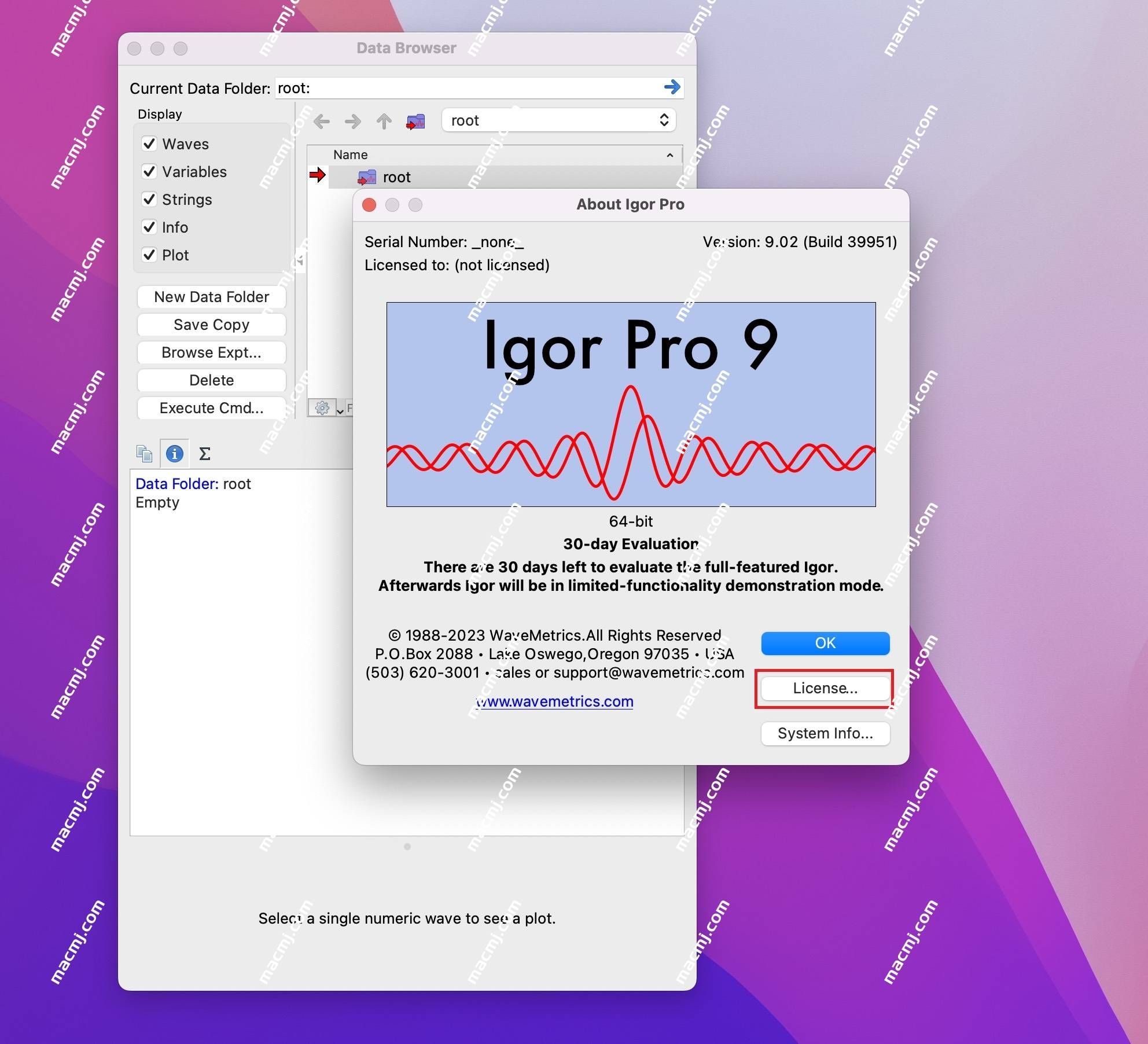 WaveMetrics Igor Pro 9 for Mac(科学计算和数据分析软件)