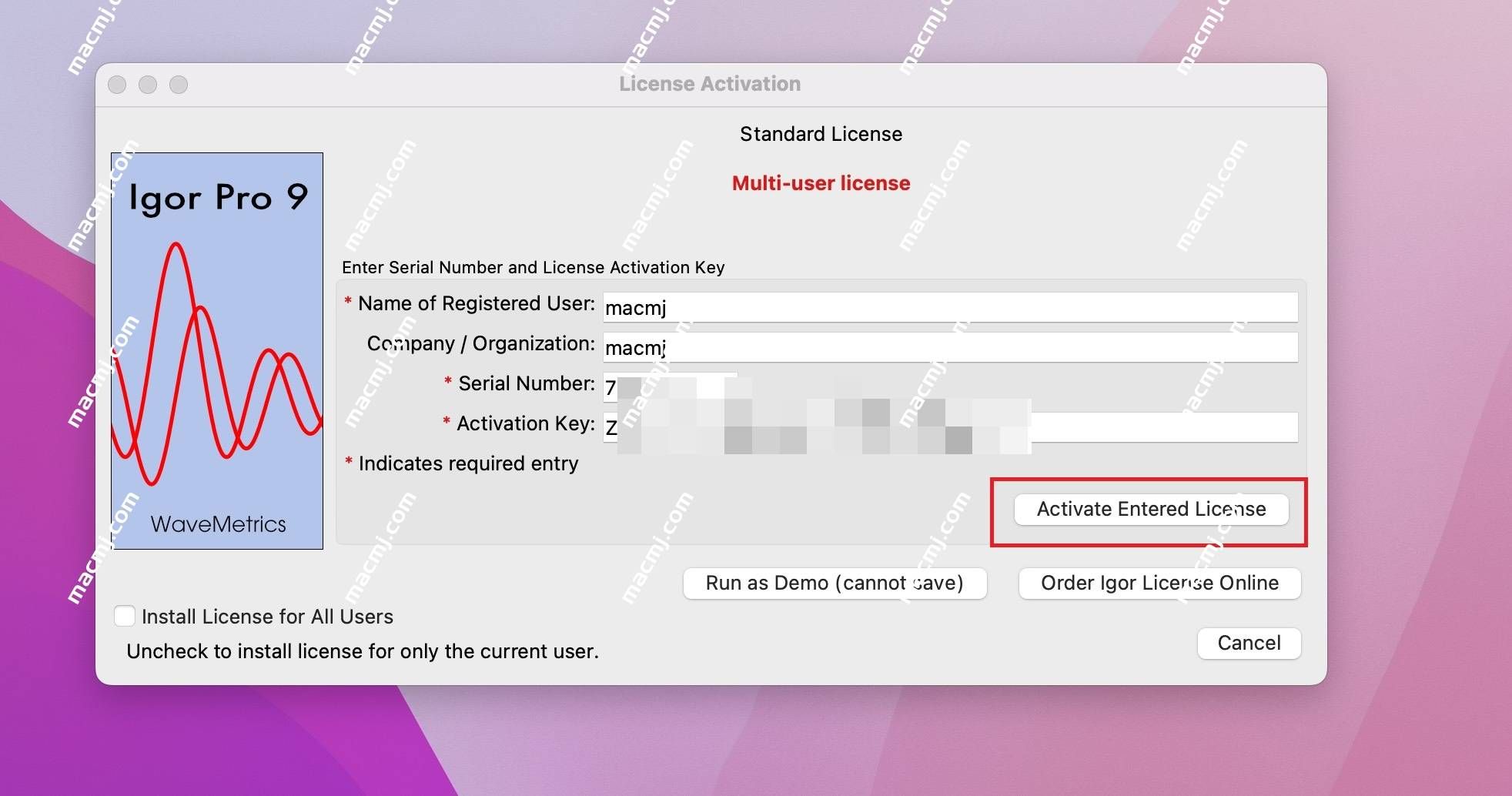 WaveMetrics Igor Pro 9 for Mac(科学计算和数据分析软件)