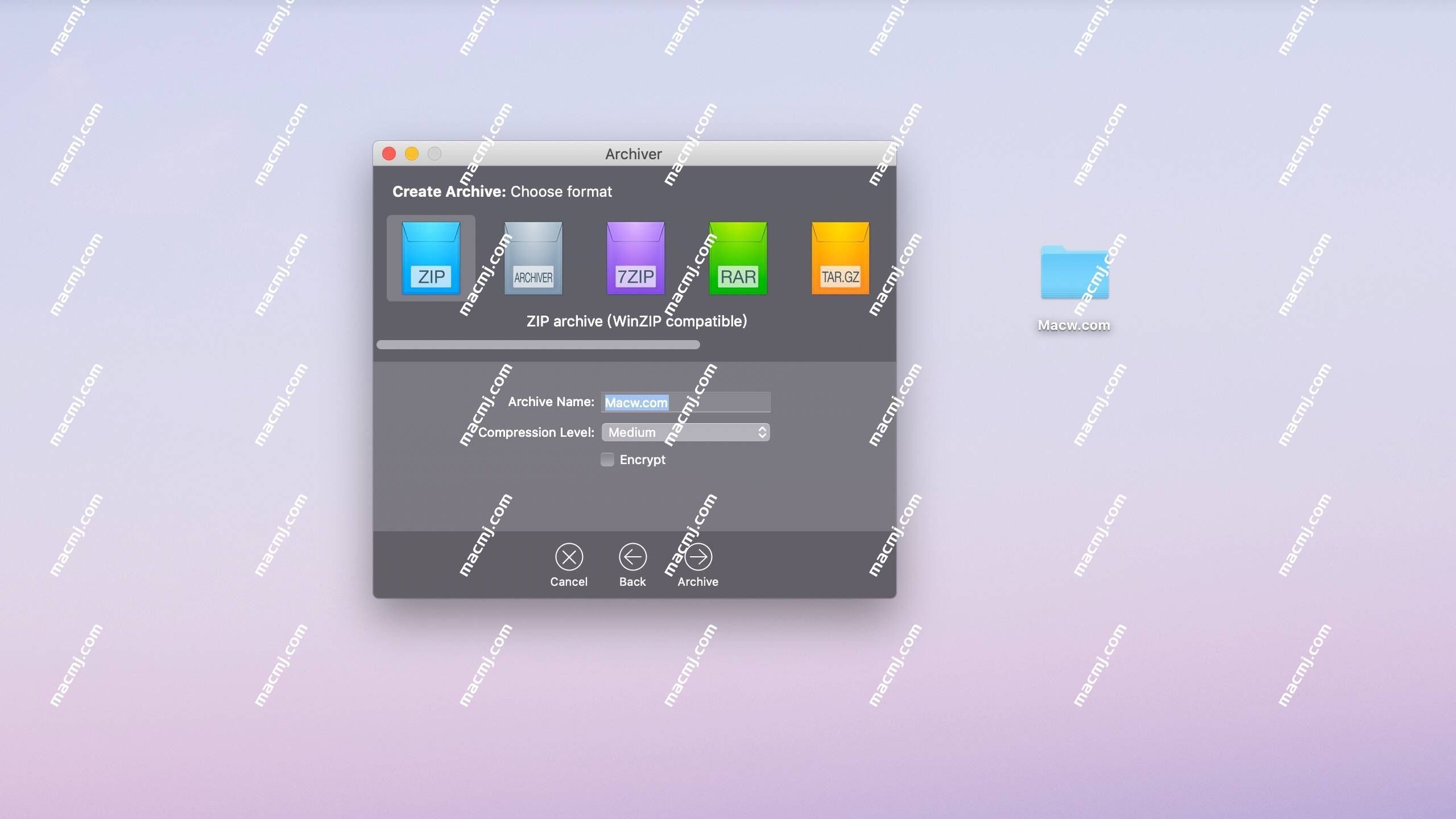 Archiver 4 for Mac(苹果Mac压缩解压工具)