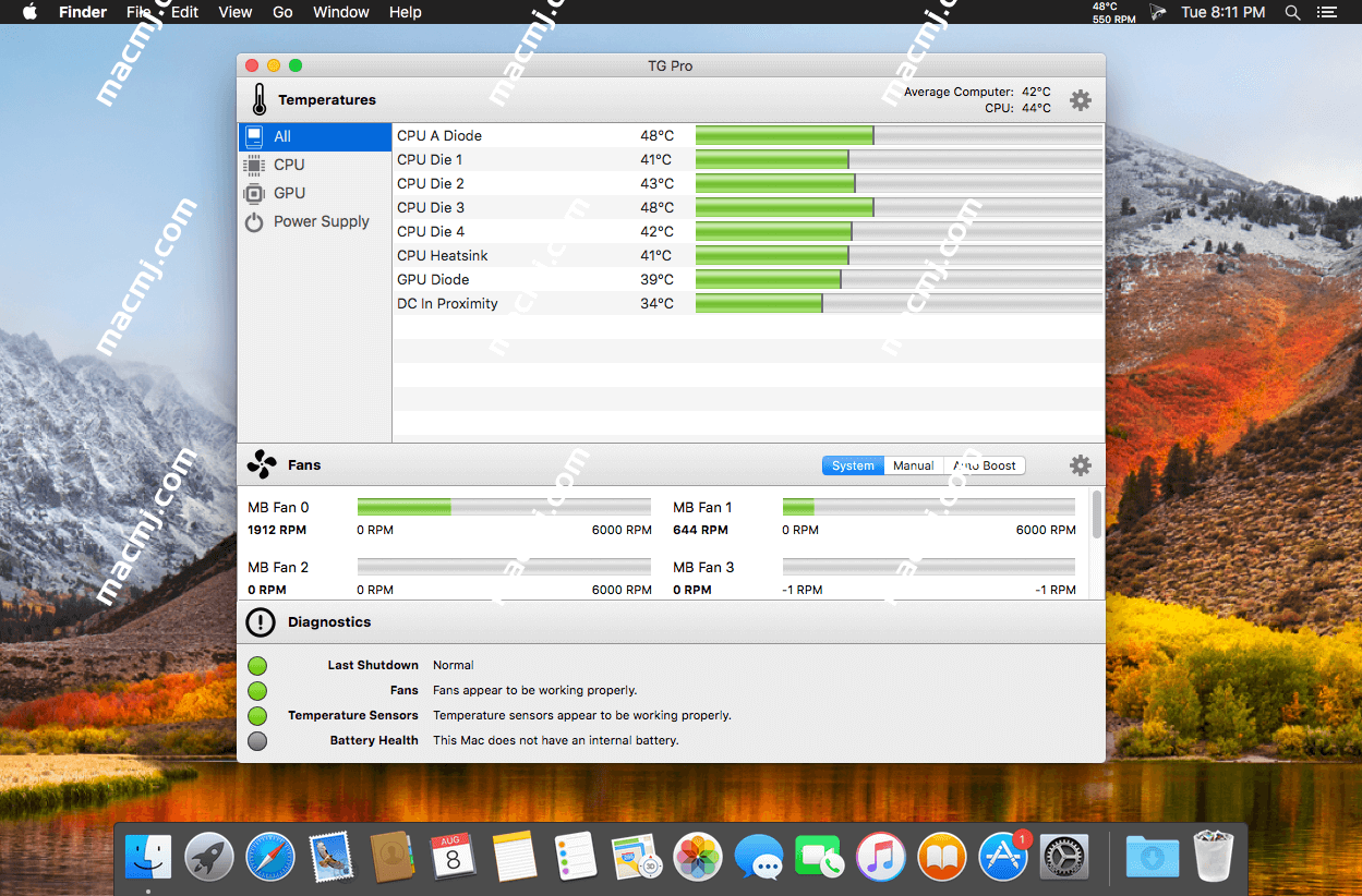 TG Pro for mac(Mac硬件温度检测工具)