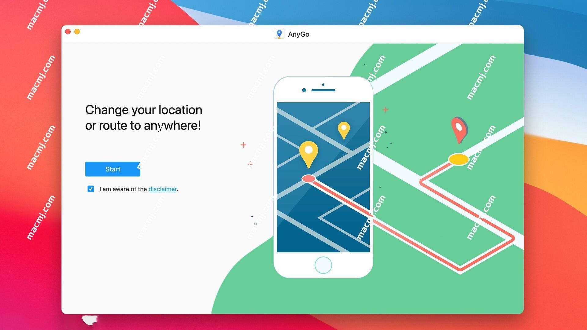 AnyGo for Mac(在iPhone / iPad上轻松模拟GPS位置)