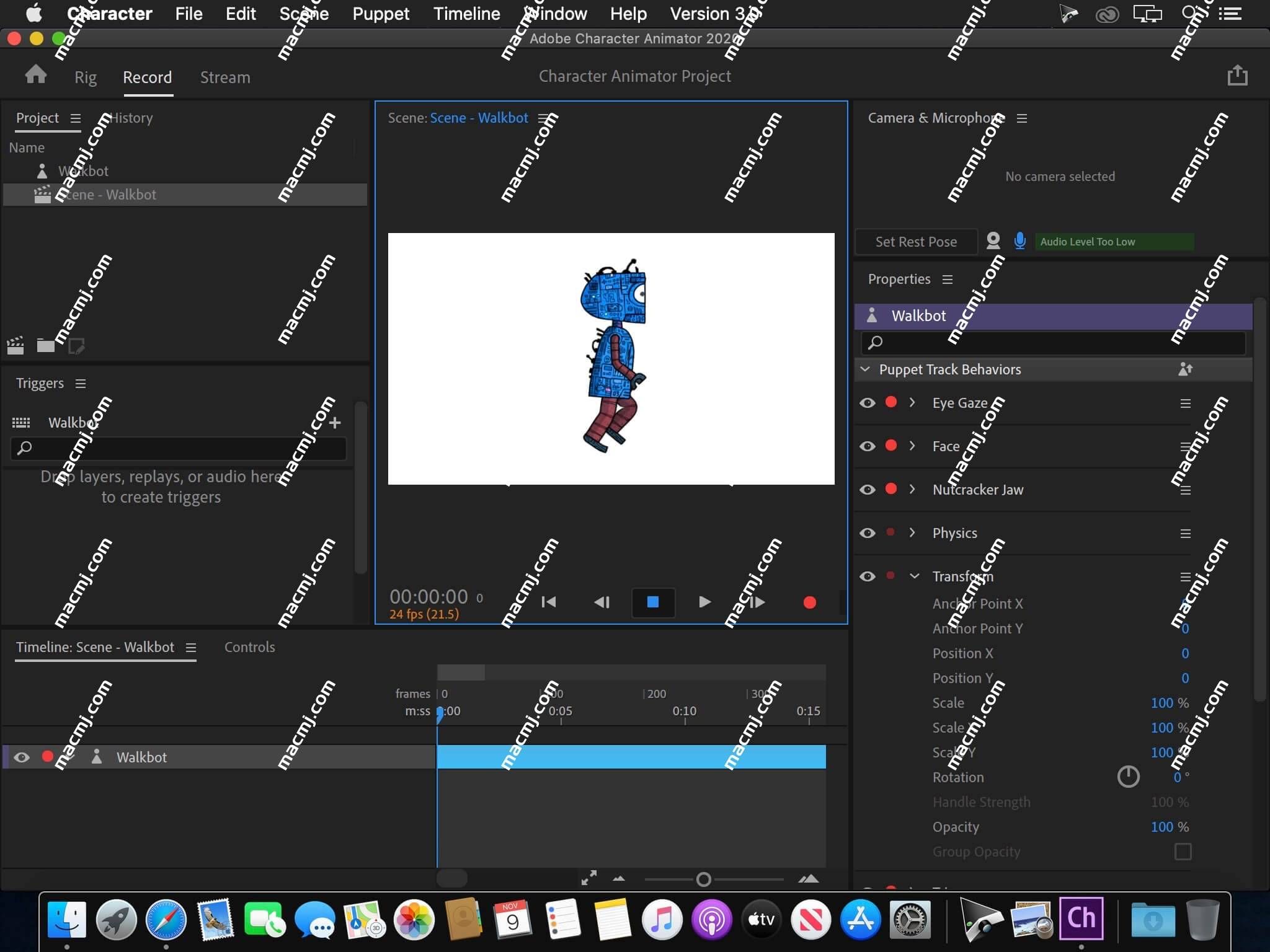 Character Animator 2024 for Mac(Ch2024角色动画设计软件)