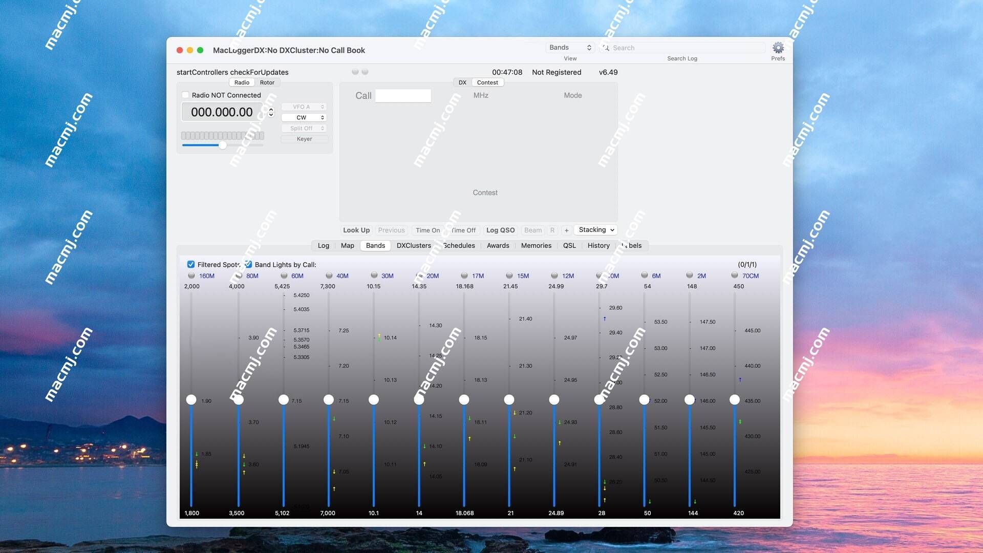 MacLoggerDX for Mac(无线电接收管理器)