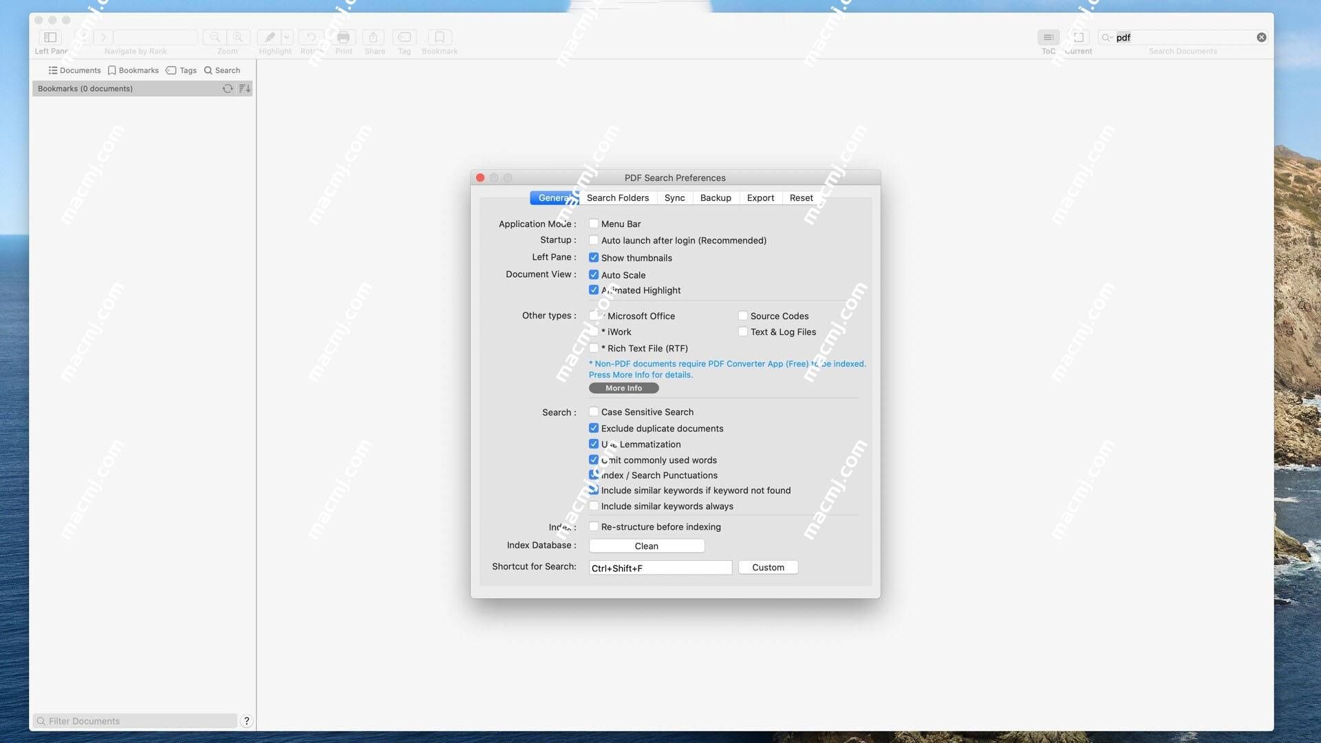 PDF Search for Mac(PDF文档搜索工具)