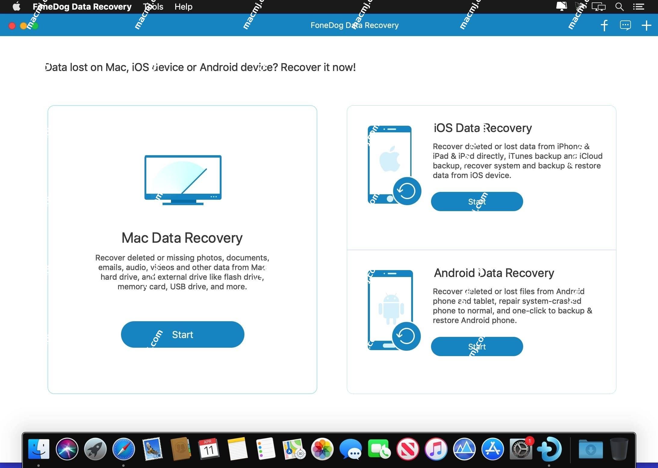 FoneDog Data Recovery for Mac(专业计算机数据恢复软件)