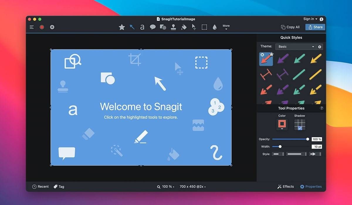 Snagit 2024 for Mac 强大的截图录像工具