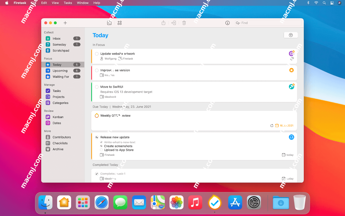 Firetask for Mac(GTD任务管理器)