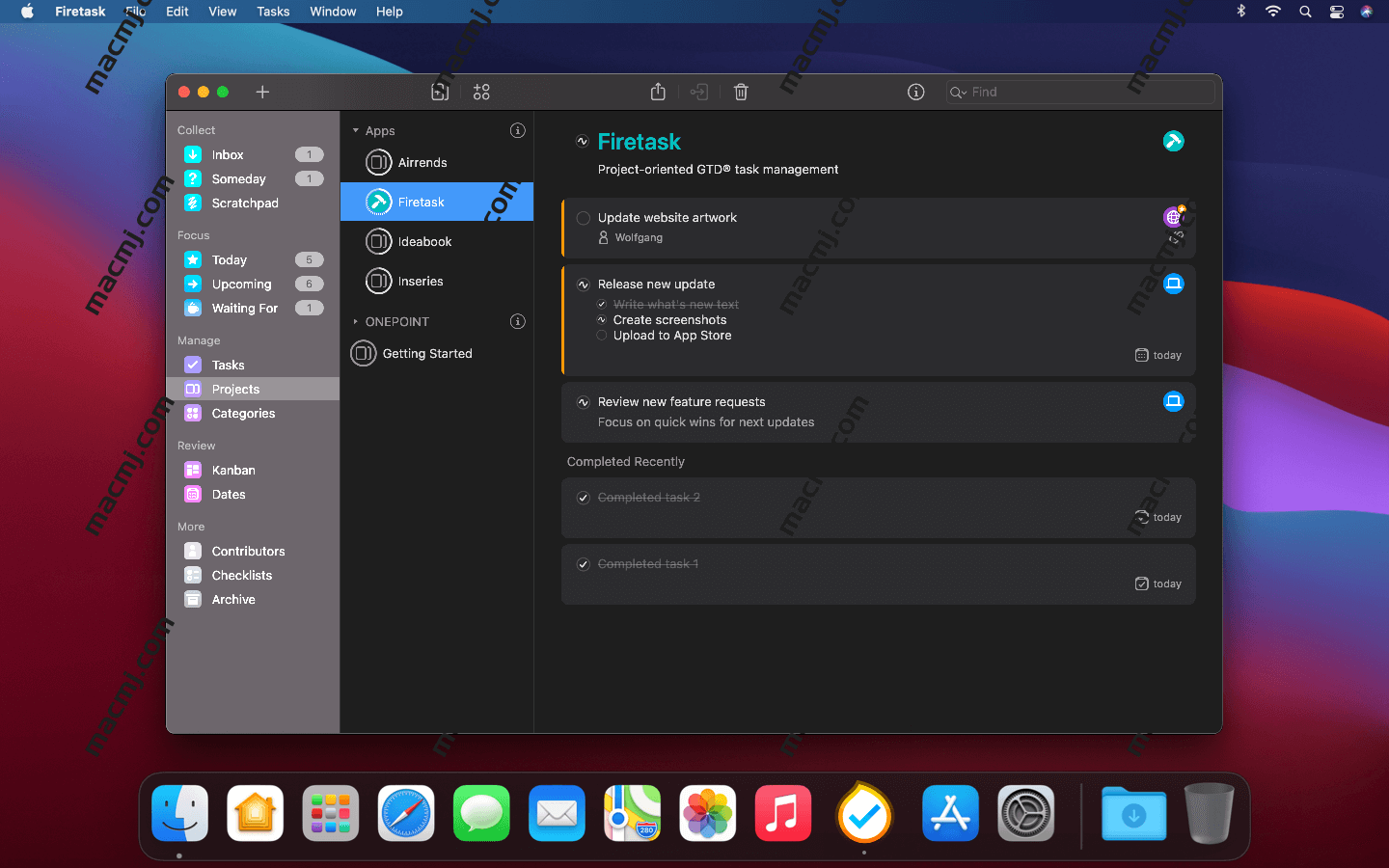 Firetask for Mac(GTD任务管理器)