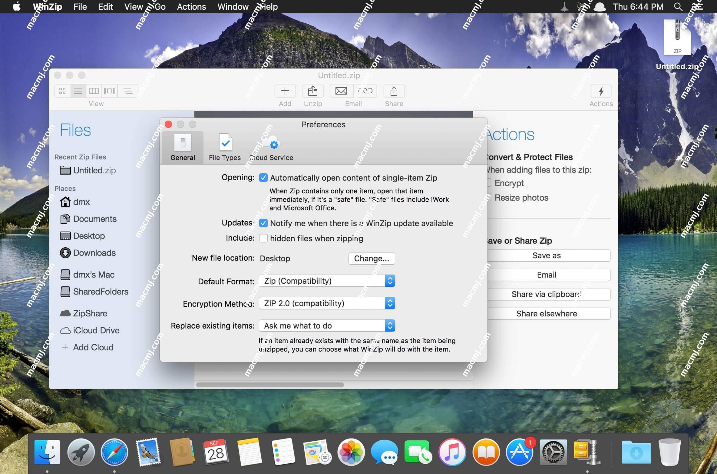 WinZip Pro 11 for mac(压缩解压工具)