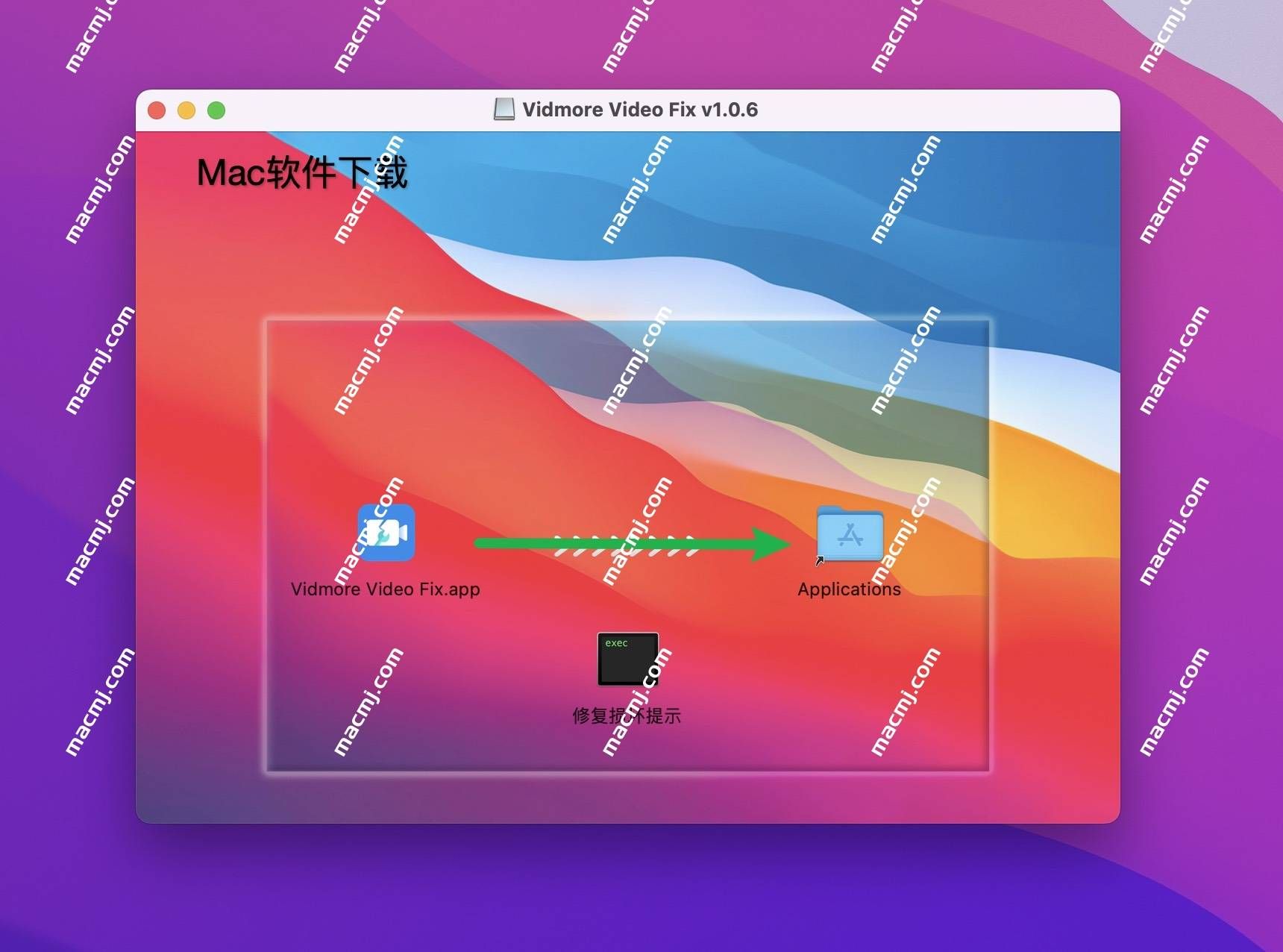 Vidmore Video Fix for mac(视频修复增强工具)