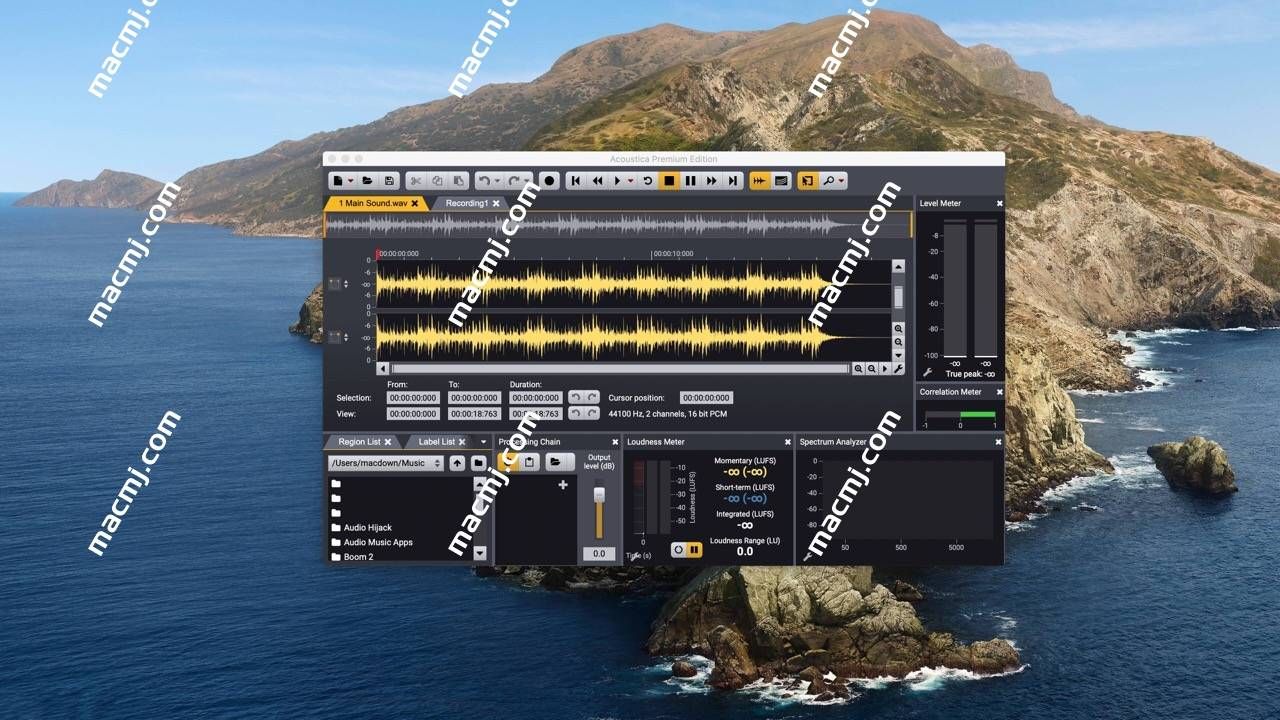 Acon Digital Acoustica Premium Edition for mac(mac数字音频编辑器)