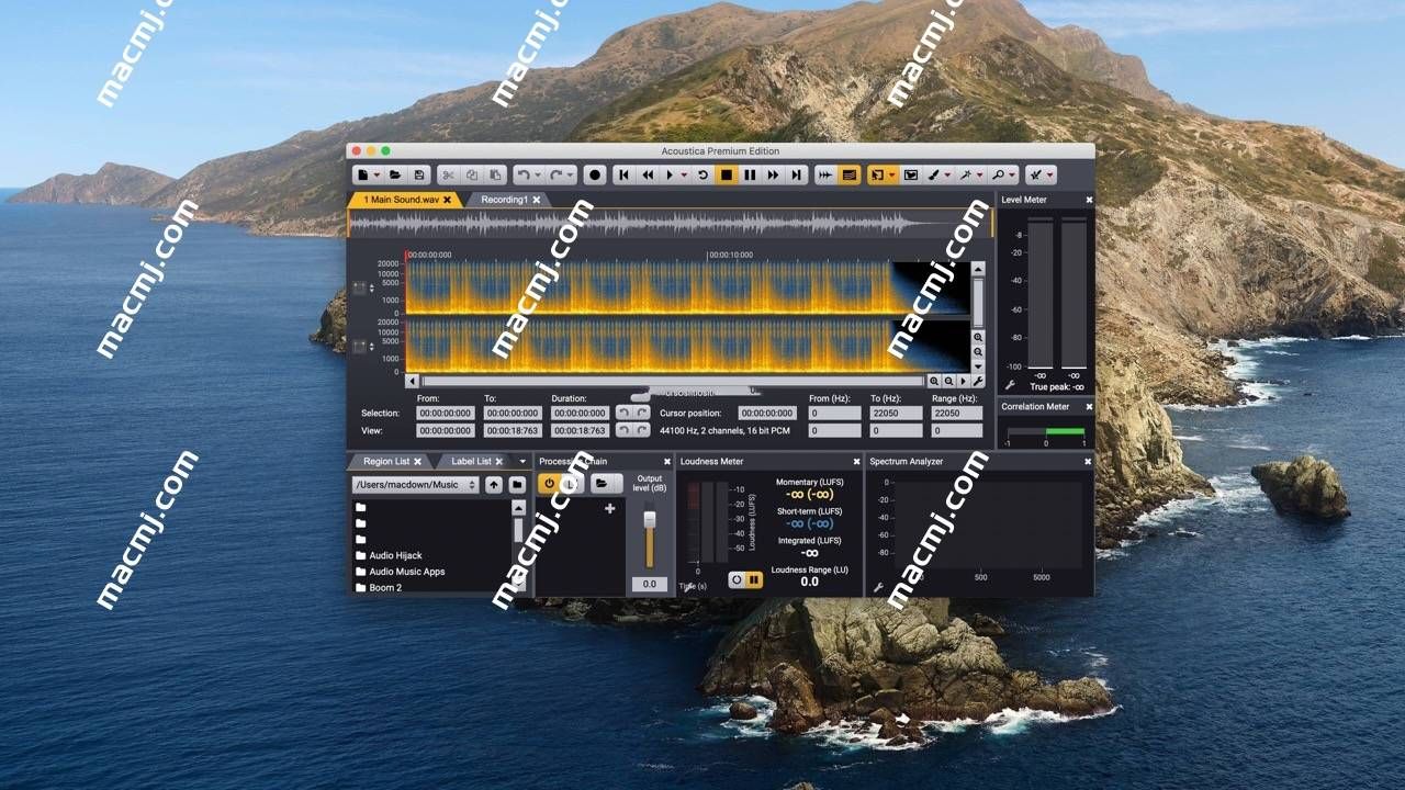 Acon Digital Acoustica Premium Edition for mac(mac数字音频编辑器)