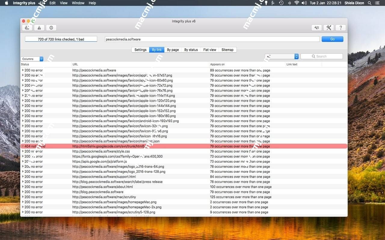 Integrity plus for mac(网站链接检查工具)