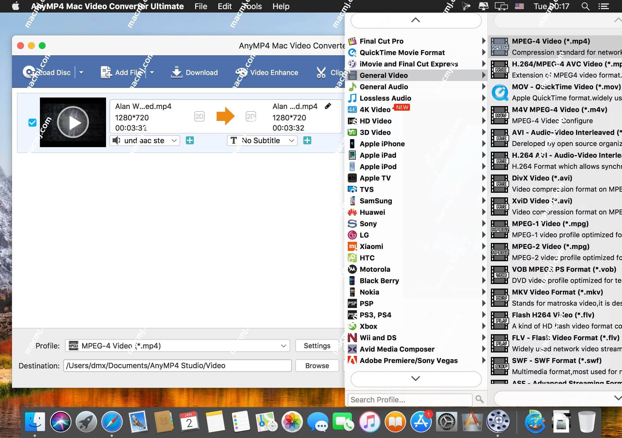 AnyMP4 Mac Video Converter Ultimate for Mac(视频格式转换器)