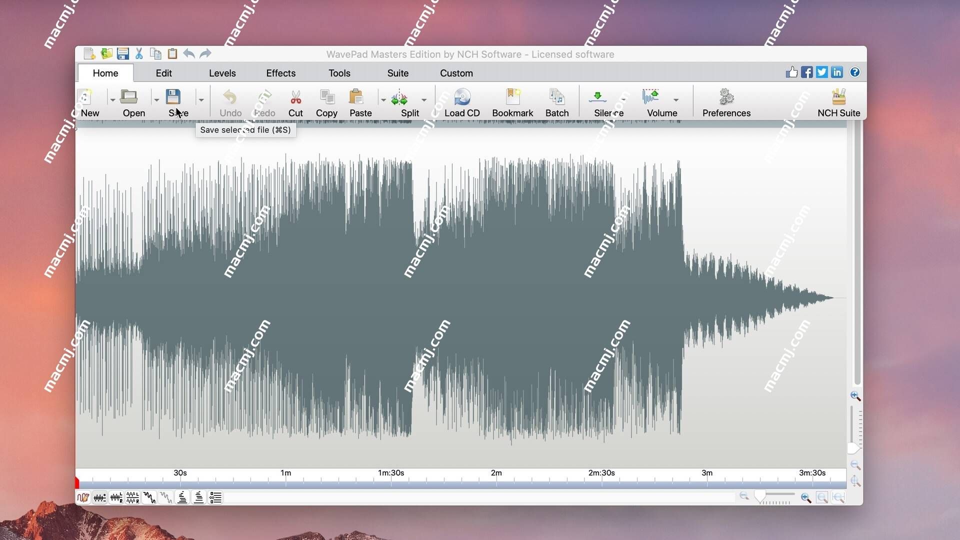 NCH WavePad Mater for Mac(音频编辑软件)