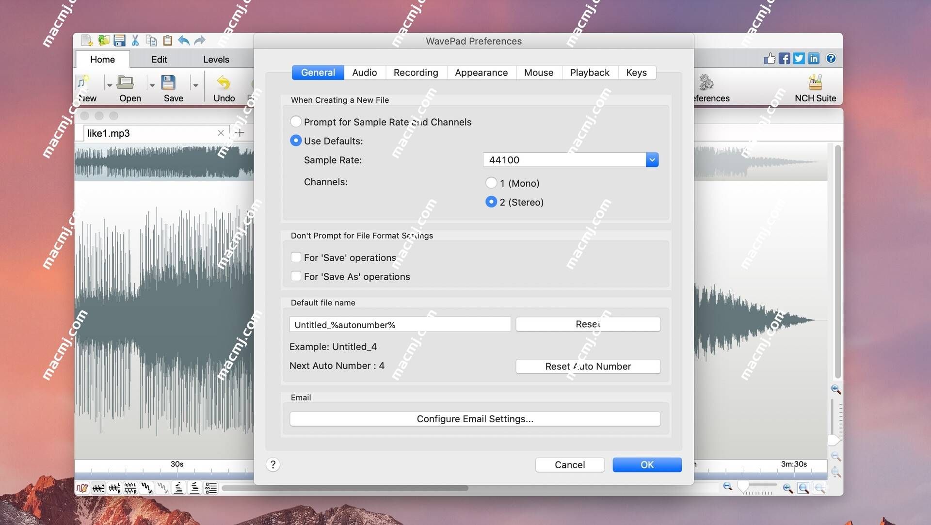 NCH WavePad Mater for Mac(音频编辑软件)
