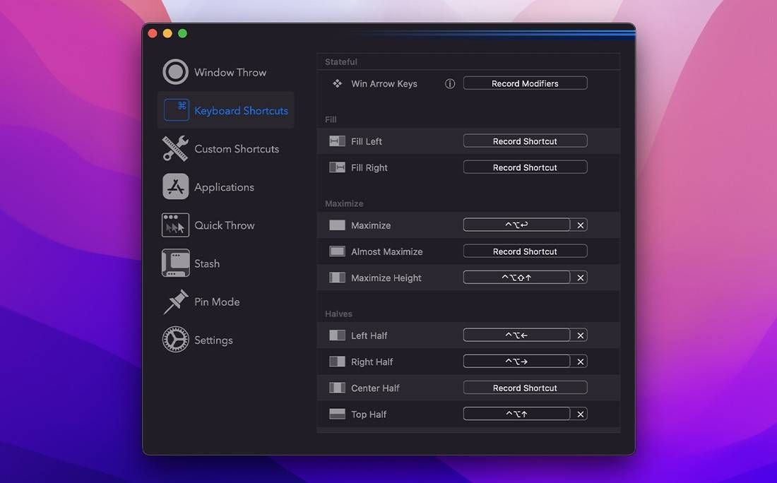 Rectangle Pro for Mac(原Hookshot光标快速移动和管理窗口的工具)