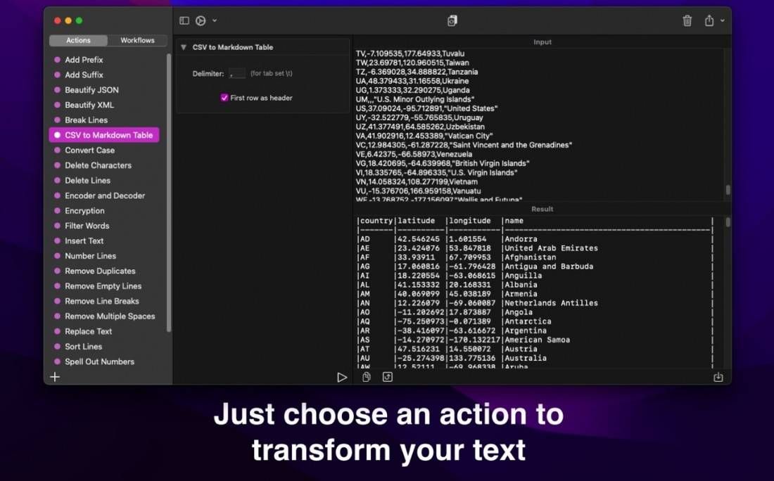 Text Workflow for mac &#8211; 文本自动化