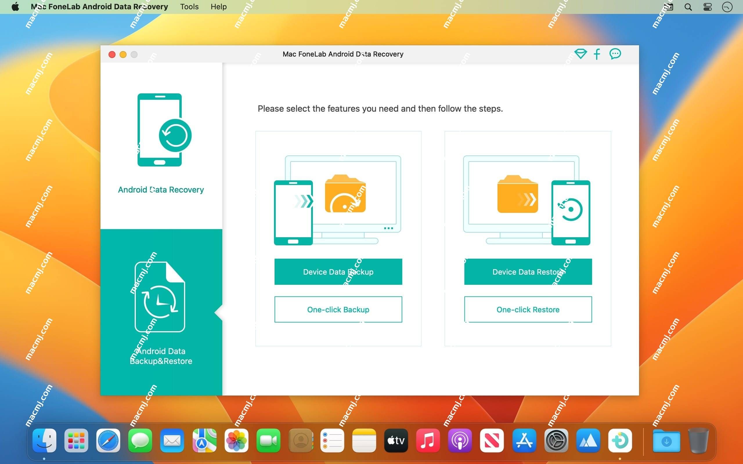Mac FoneLab Android Data Recovery for mac(安卓数据恢复工具)