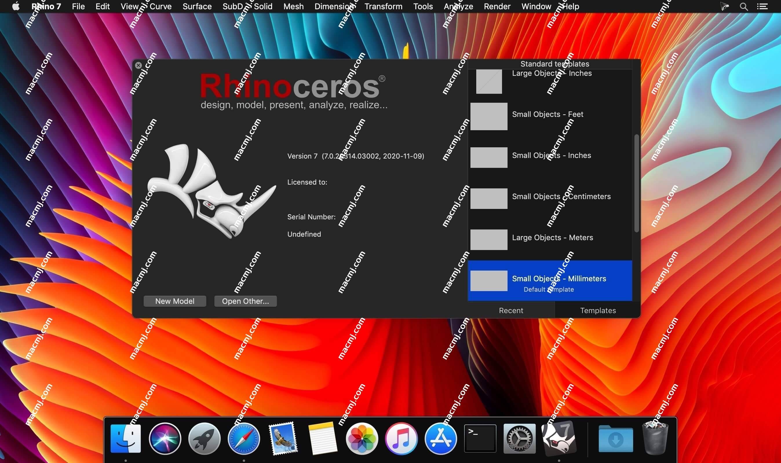 Rhinoceros 8  for mac (犀牛建模软件)