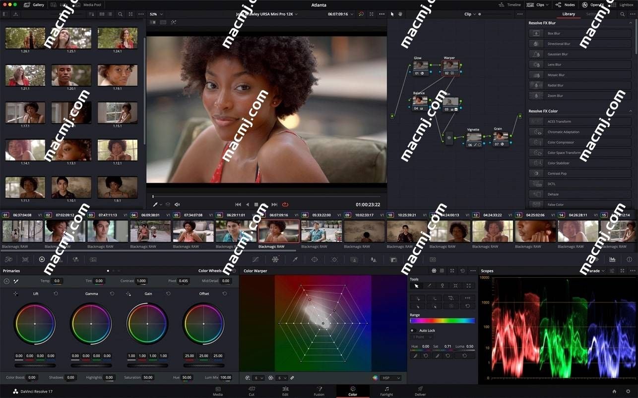 DaVinci Resolve Studio 18 密钥版 for Mac(达芬奇影视后期处理软件)