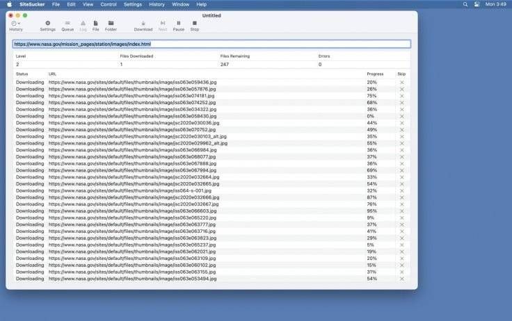 SiteSucker Pro for mac &#8211; 超强扒站神器