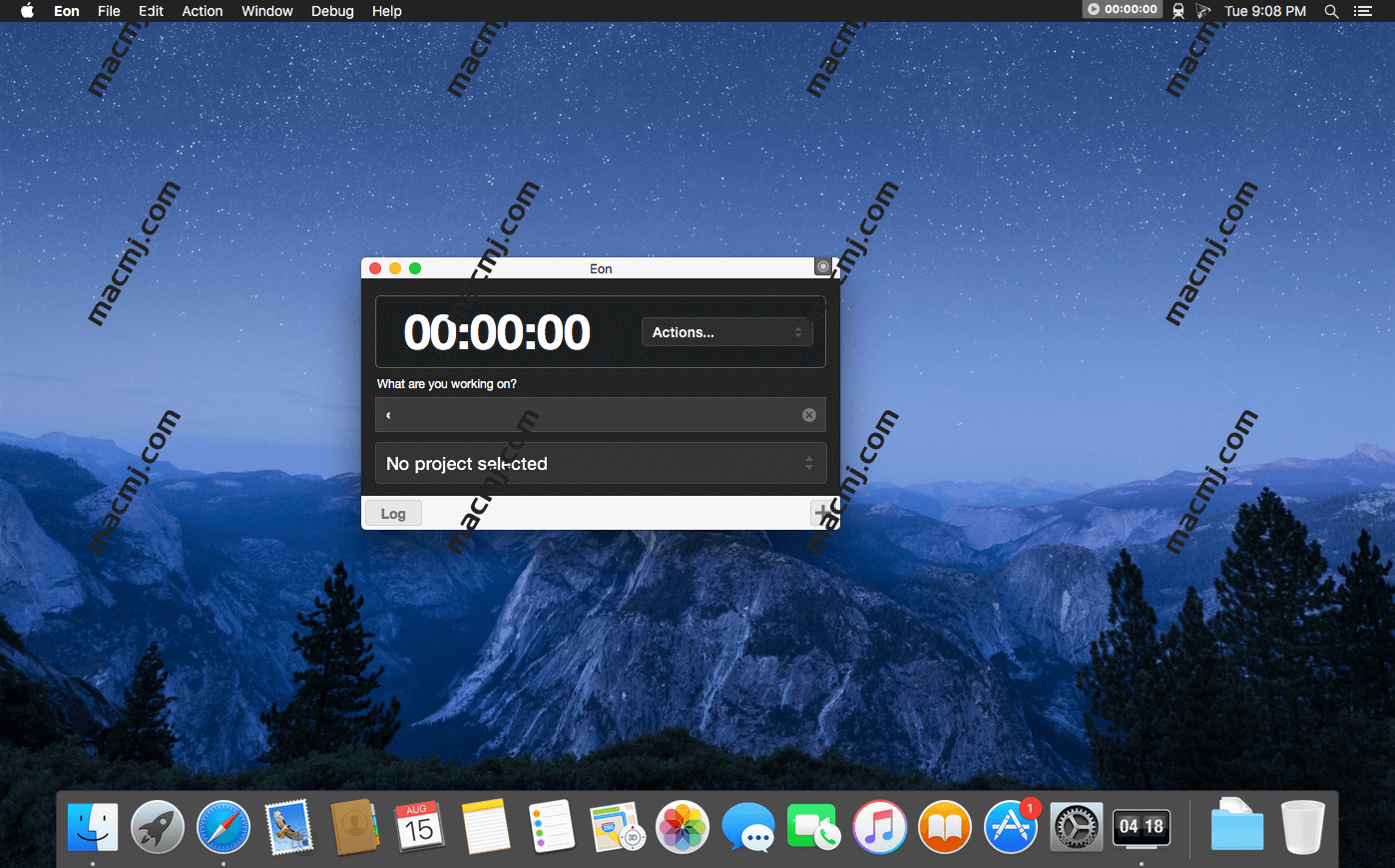 Eon Timer for mac(时间跟踪定制器)