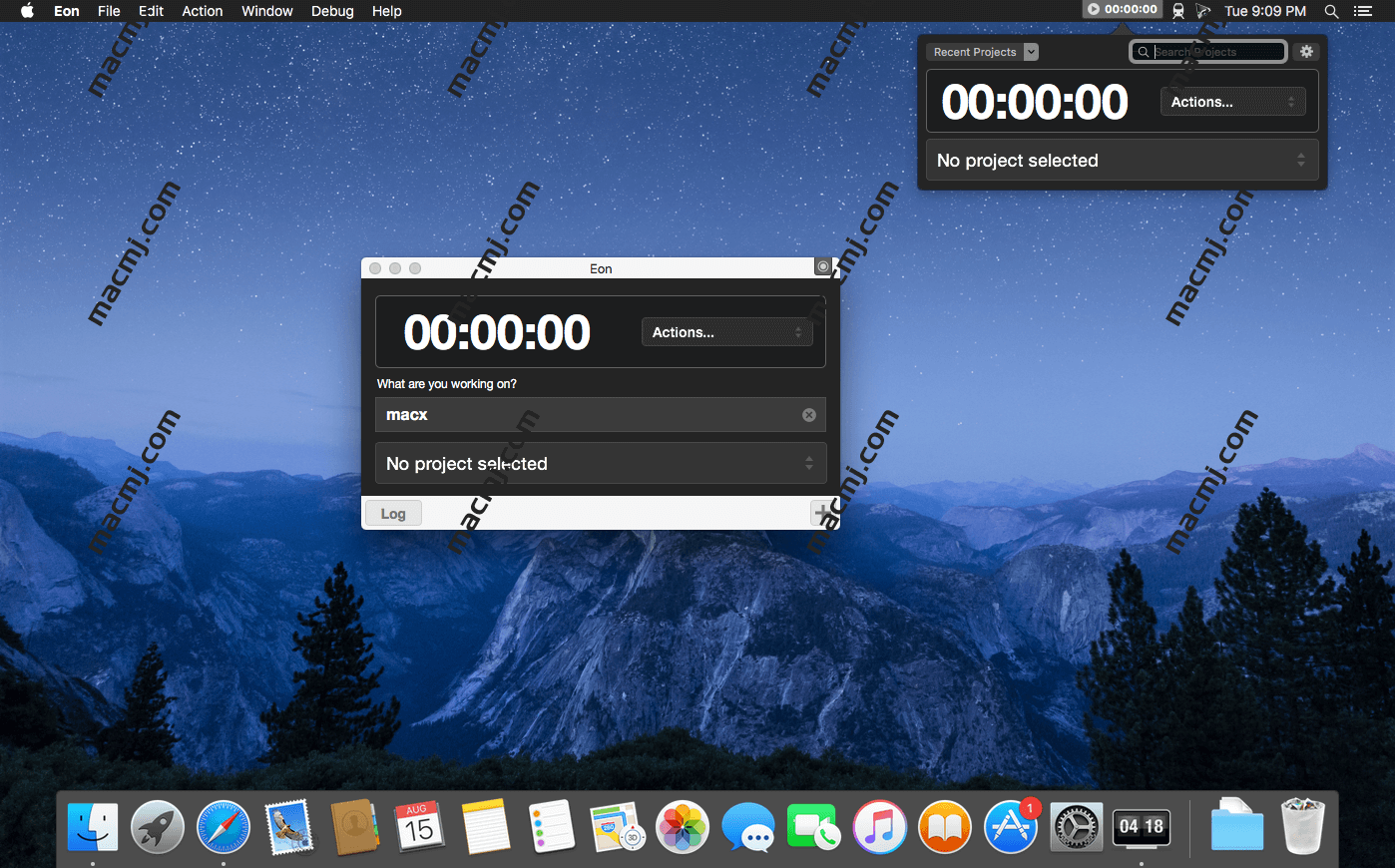 Eon Timer for mac(时间跟踪定制器)