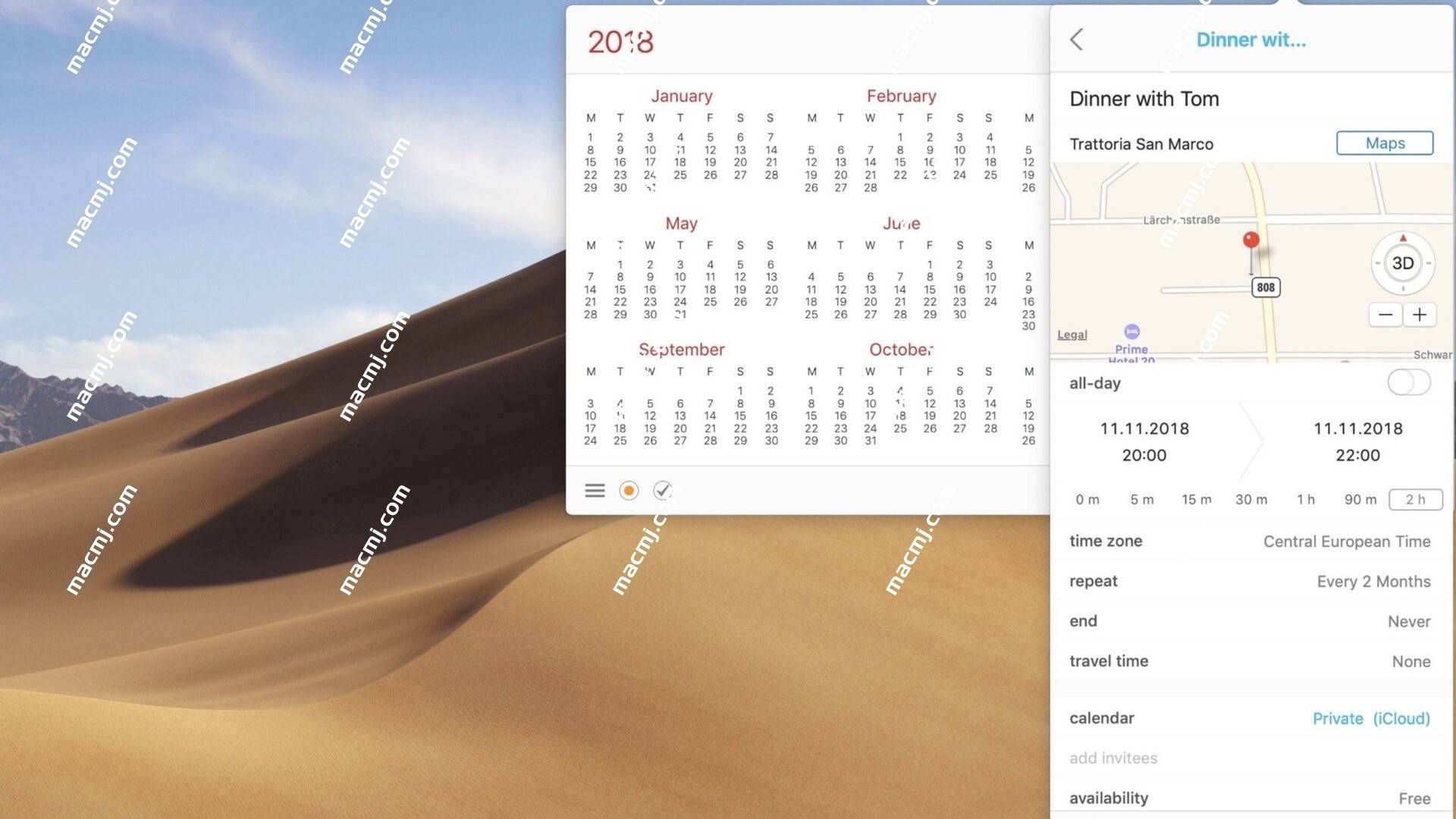 Calendar 366 II for Mac(日历管理软件)