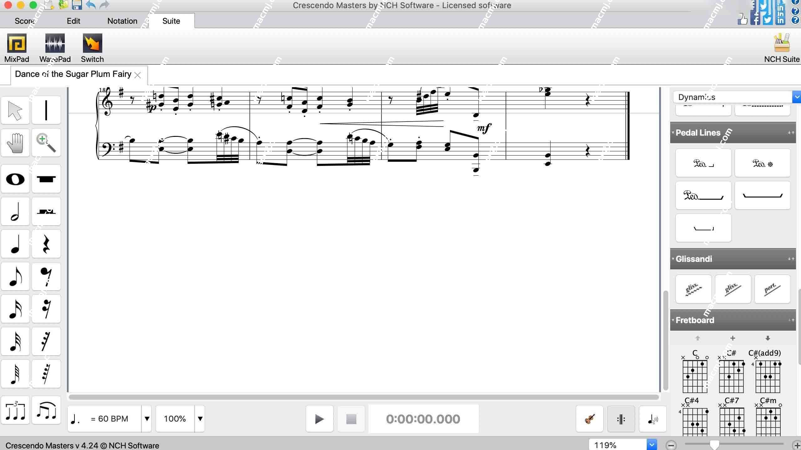 Crescendo Masters for mac(乐谱编写软件)