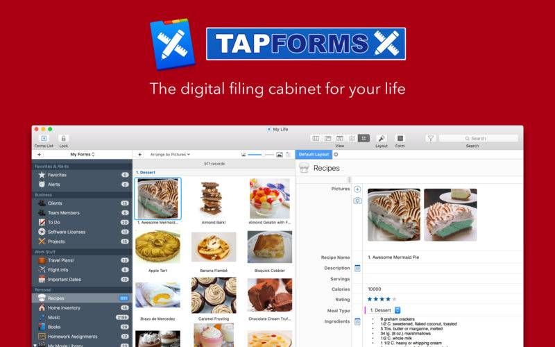 Tap Forms Mac 5 for Mac(数据库开发管理工具)