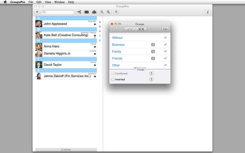 GroupsPro for Mac(通讯录和邮件管理)