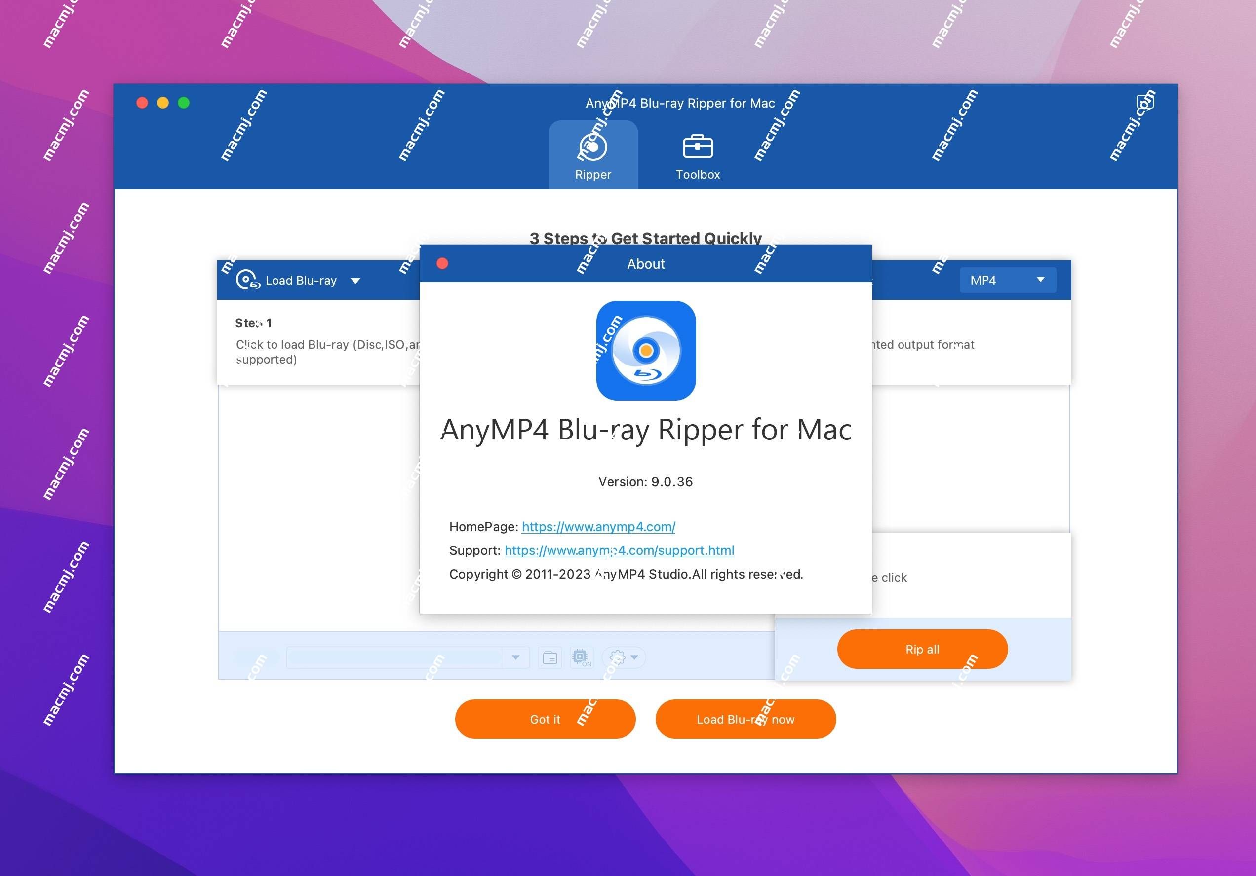 AnyMP4 Blu-ray Ripper for Mac(蓝光视频格式转换器)